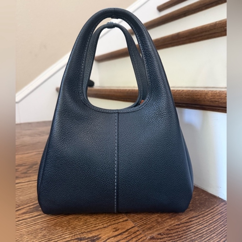 Coach Black Pebbled Leather Shoulder Bag - Picture 3 of 12